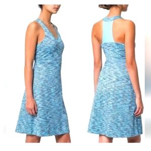 MPG Mondetta Athletic/Active Racerback Sleeveless Blue Built In Bra Size LARGE